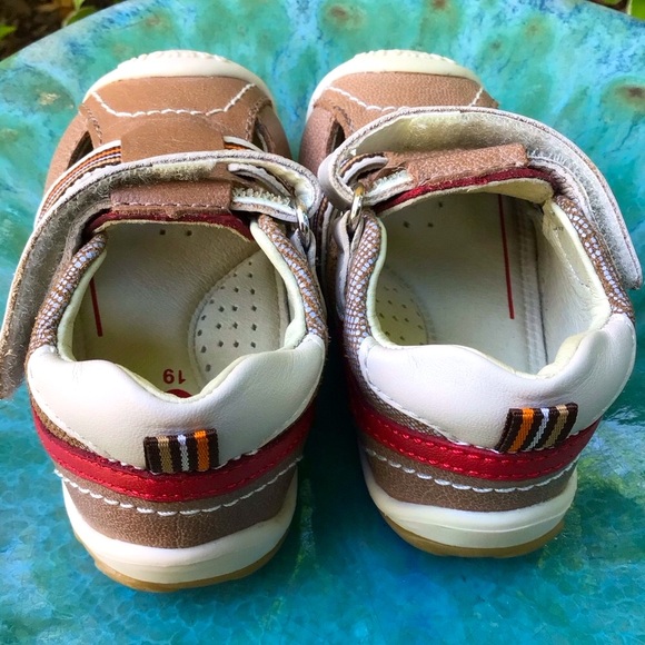 garvalin* (19 Unisex) TODDLER Unisex Leather-plaid quality Shoes, Imported Spain - Picture 3 of 5